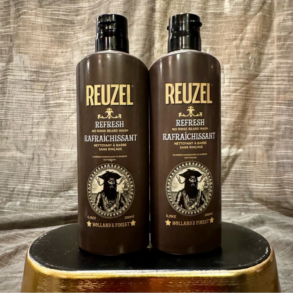 2x Refresh No Rinse Beard Wash -UNOPENED